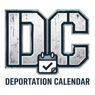 Deportation Calendar